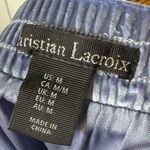 Christian LaCroix  Blue Velvet Pull On Pants‎ Size Medium Photo 6