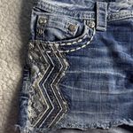 Miss Me  Blue Jean Shorts with Embellishments Photo 3