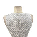 Prose &‎ Poetry Blue and Cream Textured Geometric Print Dress Dress Size Small Photo 8