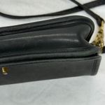 Coach ‎ Crossbody Bag Black Leather Turnlock Closure Vintage Small Purse Photo 13
