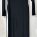 Boohoo Petite Long Sleeve Square Neck Slinky Maxi Dress Photo 2
