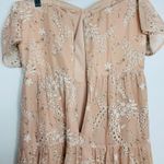 Dress the Population River Fit and Flare Midi Dress Blush Pink Womens Medium Photo 12