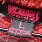 NWOT Rock & Roll® Ladies Printed Sherpa Burnt Orange Pullover Red Size L Photo 10