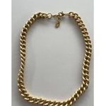 ZARA Gold And Silver Tone Chunky Chain Embossed Coin Necklace Women’s Sz 18.5” Photo 7