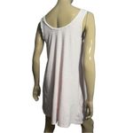 Christian Dior  Women’s Size S Pink White Striped Cotton Sleeveless Nightgown Photo 4
