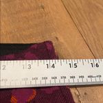 Anthropologie  Cozy Knit Flare Pants Purple Orange Animal Jacquard SMALL TALL Photo 4