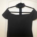 Boohoo Black Dress with Choker Neckline Photo 5