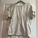 Pj Harlow Satin Crew-Neck Tee Egg Nog Photo 1