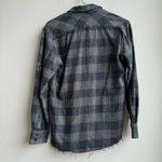 IRO  Jeans Gray Plaid Donella Raw Hem Grunge Emo Goth 100% Cotton Size small Photo 4