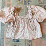 English Factory  Top Puff Sleeve Pink Photo 0