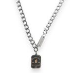 Good Luck Pendant Necklace for Men Women Streetwear Punk Hip Hop Unisex Style Silver Photo 0