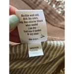 Sahalie Anthropologie Jacquard Sheath Dress Sz M Brown/White Stretch Knit Ribbed Size M Photo 10