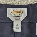 Talbots  Womens Dress Pants 12 Black Tapered Stretch Career Business Office Photo 2