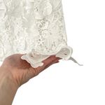 Love Shack Fancy  Sylvester Gown 3D Floral Applique Lace White Maxi Dress Size 10 L Photo 4