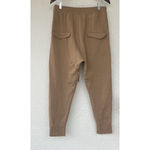 Nili Lotan Distressed Nolan Sweatpants Women’s Size Medium Tan Joggers Lounge Photo 3