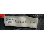 Rafaella Cropped Pants Eyelet Detail Stretch Black Trousers Size 10 Photo 2