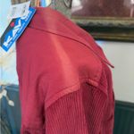KAVU NWT Ilana Red Corduroy Button-Up Shacket ~ Size Medium 💛🍄 Photo 7