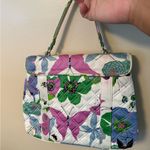 Vera Bradley Spring Butterfly Nicole Sateen Limited Edition Hand Bag‎ 11x9” I White Photo 5