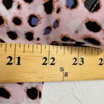 CAbi  Purple Animal Print Short Sleeve Blouse Womens S Oversized Tunic Shirt Photo 6