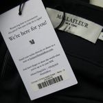 MM.LaFleur NWT Conway 1.0 in Navy Blue Sable Crepe Draped Wide Leg Pants 0 Photo 5