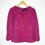 Donna Karan Donna Karen Purple Button Up Blazer Jacket Size Medium Photo 1