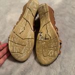 OTBT  Shoes Womens Size 7.5 Nomadic Brown Leather Strappy Wedge Sandals gladiator Photo 4