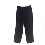 St. John  Collection Emma Satin Ankle Pants Caviar Black 8 Photo 3