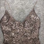 Tobi Champagne Sequin Dress Photo 3