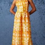 Marie Oliver NWT  Prima Linen & Silk-Blend Maxi Dress Sz S Photo 0