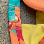 Aerie  Bridget Halter Orange Tropical Bikini Bra Top Sz 34C Photo 8