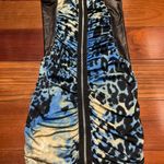 NWT Blue Leopard Mini Dress Photo 1
