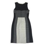 Yoana Baraschi Black White Polka Dot Sleeveless Dress Size 0 Fitted Career Photo 1