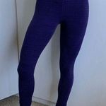 Nike purple/black striped compression leggings Photo 0