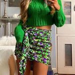 ZARA Floral Print Mini Skirt Photo 1