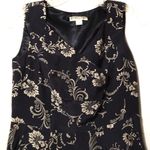 Pendleton  navy floral tank dress size‎ petite 4 Photo 1