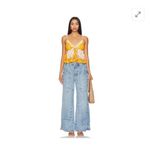 Free People We The Free Curvy Outlaw Wide Leg Pants in Drizzle | NWOT Photo 10