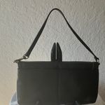 Coach : Black Pebbled Leather Clutch Wristlet- Silver Tone Photo 4