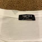 Terez  White Long Sleeve with Black Star Shirt Photo 3