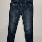 Driftwood  Jackie Stretch Skinny Jeans Size 25 Raw Hem Blue Denim Pants Photo 0