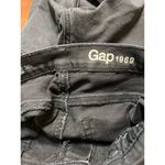 Gap 1969 Matte Black Skinny Jeans Size 30 Denim Photo 4