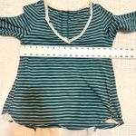 Anthropologie Meadow Rue medium lace back striped top TLS2 2886 Photo 2