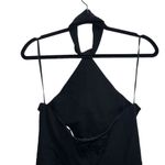 Amanda Uprichard  Queen Halter Maxi Gown In Black Photo 5