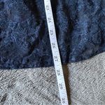 Dark Blue Floral Lace Blouse Chrysanthemum‎ Boho
Farmhouse High Neck Size S Photo 10