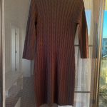 Calvin Klein Women’s Buckle Black Wrap Cable Knit Sweater Dress Size Medium Photo 8