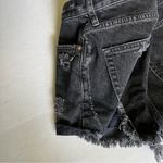 Free People We the Free Lasso High Waist Cutoff Denim Shorts size 28 washed black Photo 8
