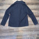 Levi's Blue Double Breasted Women's Medium Wool Blend Peacoat Coat Jacket Photo 9