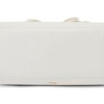 LIKE DREAMS Big Bowtie classic Satchel Bag White Photo 3