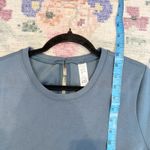 Spanx Womens Air Essentials Airlux Short Sleeve Romper Size Large Pockets Blue Photo 4