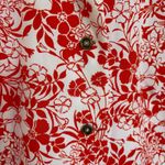 American Vintage Vtg Paradise Hawaii Red Vacation Beach Lightweight Bloke Surf Shirt Medium Photo 6