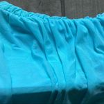 Tic Toc Blue Strapless Ruched Bodycon Dress Photo 2